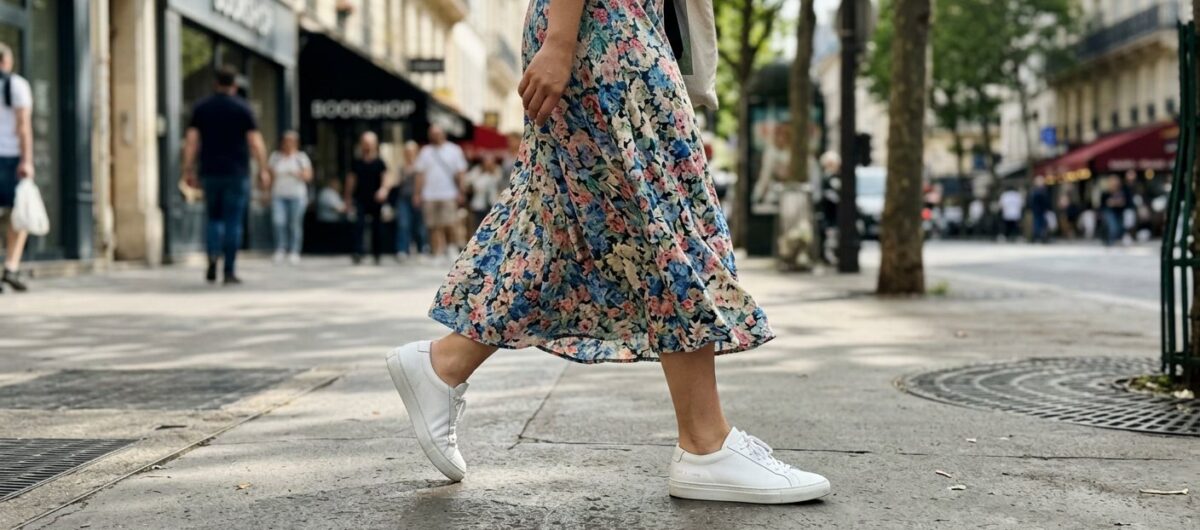 Sneakersy do sukienki – jak łączyć sportowy styl z elegancją